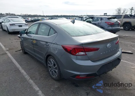 2020 Hyundai Elantra Limited from USA, damaged, VIN 5NPD84LF8LH529320